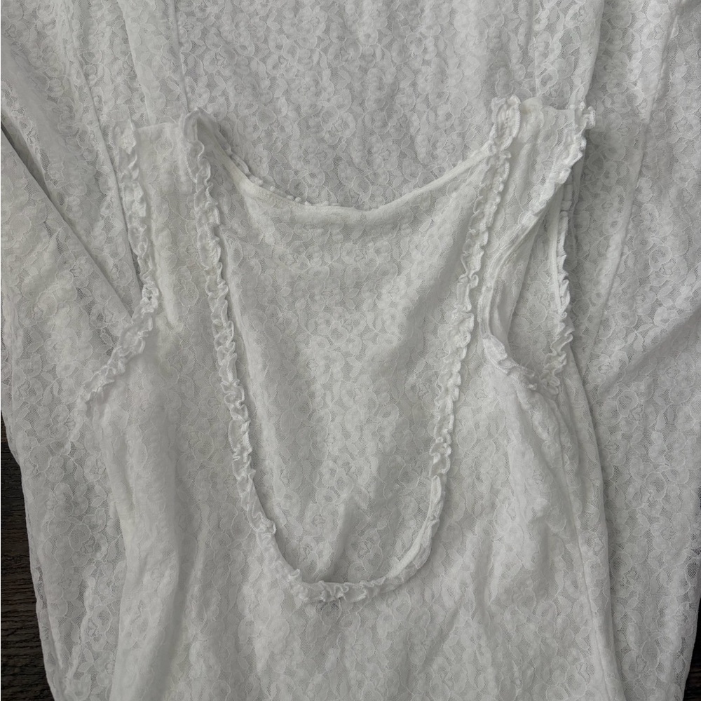 Wilfred white lace midi dress - Picture 4 of 8
